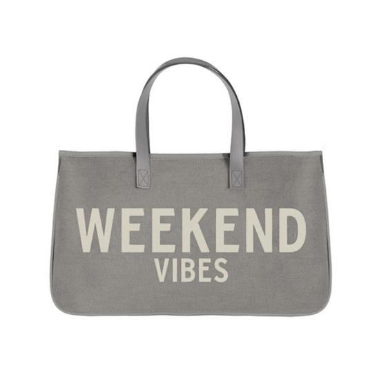 Weekend Vibes Bag حقيبة لون رمادي