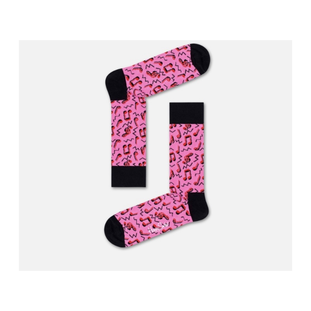 Adult Pink City Jazz Socks جوارب ملونة