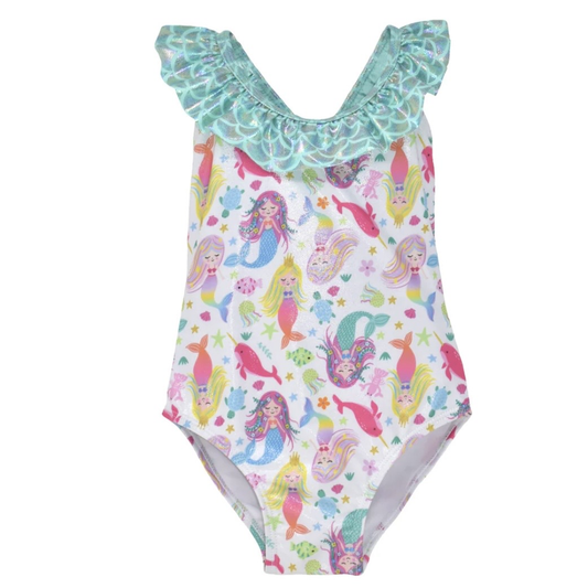 Mermaid Bliss Mindy Crossback Swimsuit ملابس سباحة