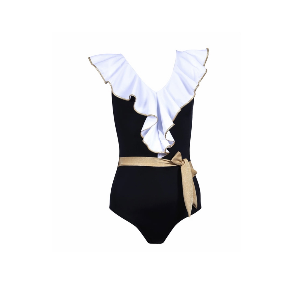 Odessa Black & White Swimsuit ملابس سباحة