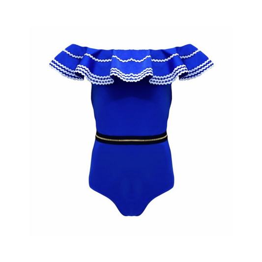 Elsa Navy Blue Swimsuit ملابس سباحة