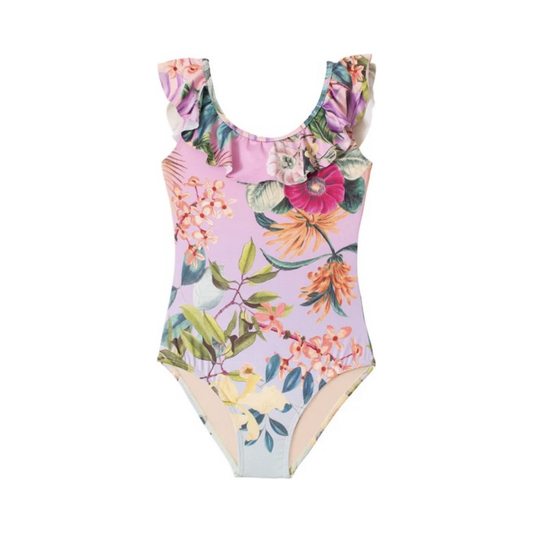 Lavendar Oasis Swimsuit ملابس سباحة