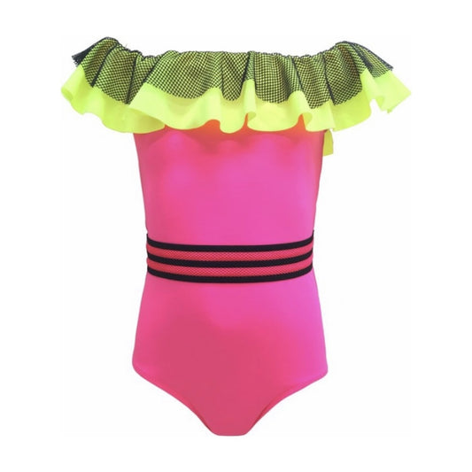 Bendis Neon Pink Swimsuit ملابس سباحة