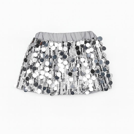 Silver Spangle Skirt