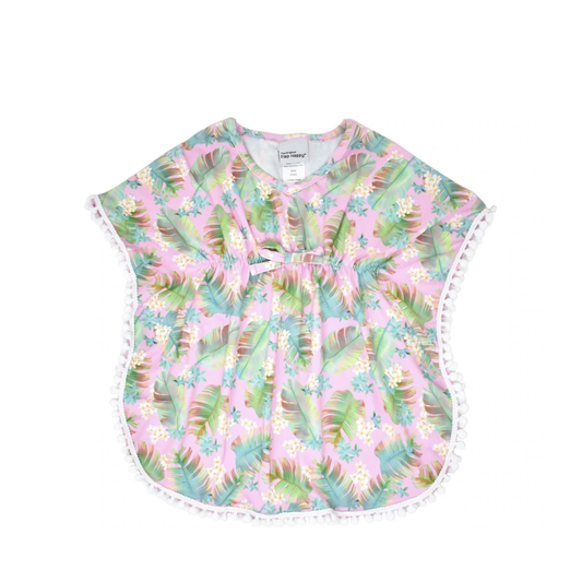 Luau Palms Kaia Beach Swim Cover-up فستان ملون