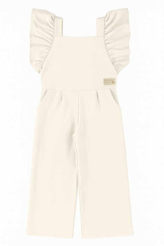 Macacao Molecotton Jumpsuit جمبسوت أبيض